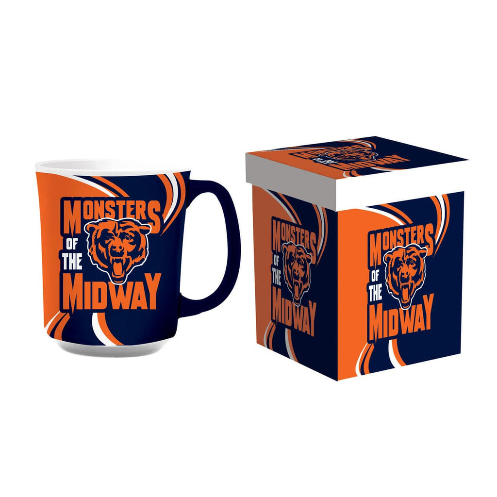 Boxed 14oz Chicago Bears Coffee Mug 14oz Ceramic with Matching Box 801946497455