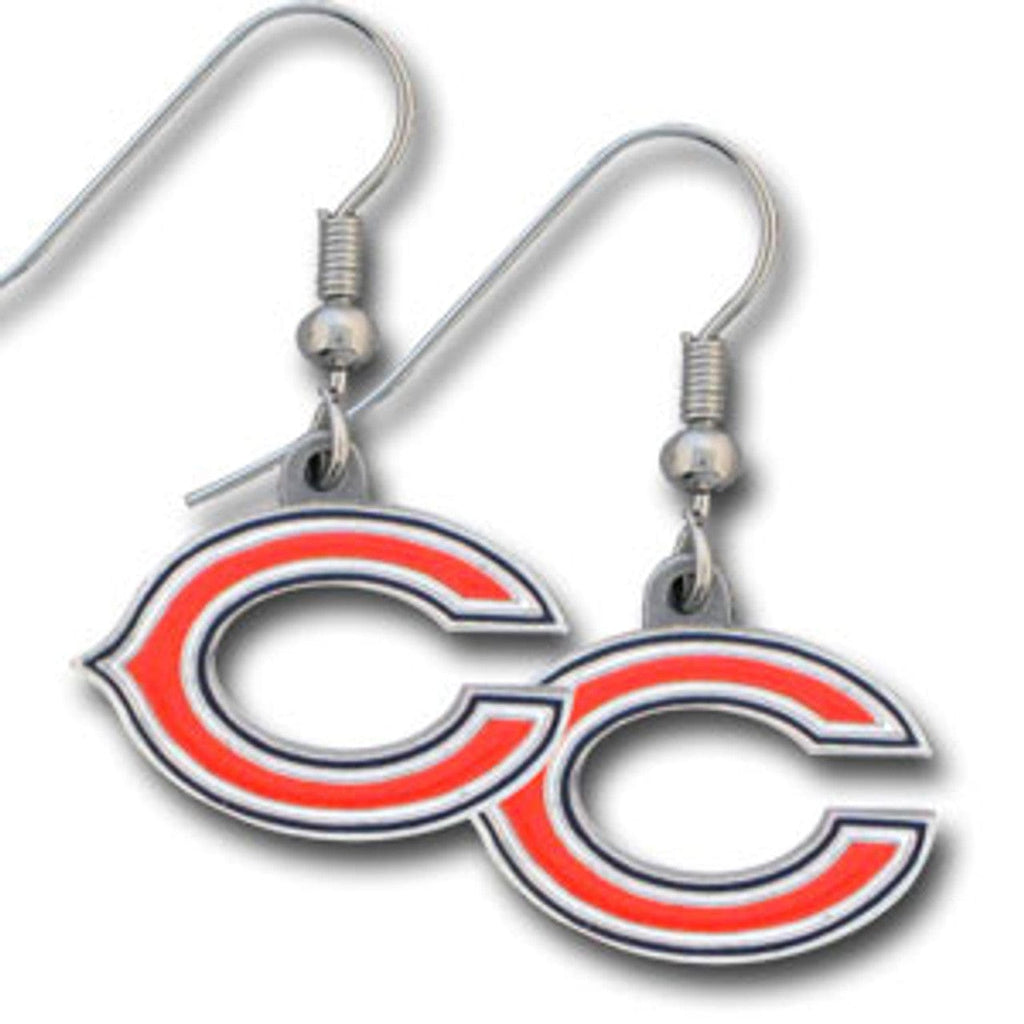 Jewelry Earrings Dangle Chicago Bears Dangle Earrings - Special Order 754603090066