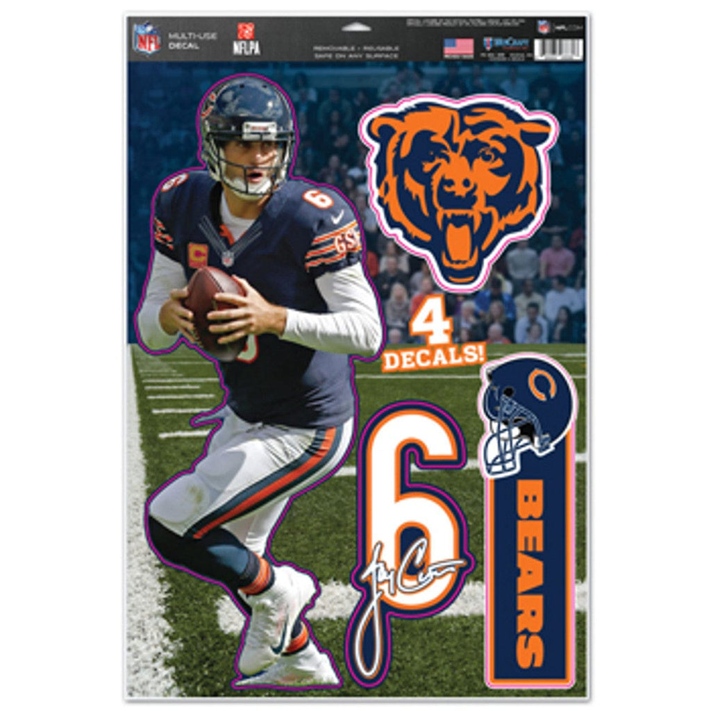 Chicago Bears Chicago Bears Decal 11x17 Multi Use Jay Cutler CO 032085292629