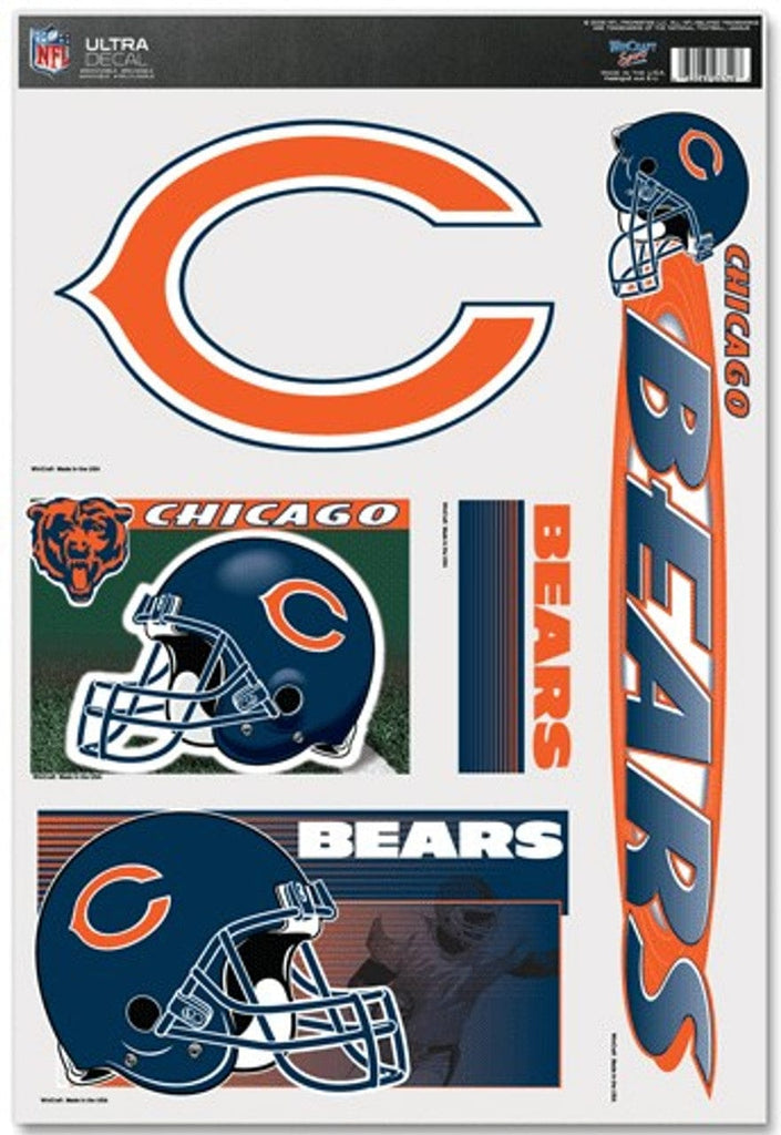 Decal 11x17 Multi Use Chicago Bears Decal 11x17 Ultra 032085037497