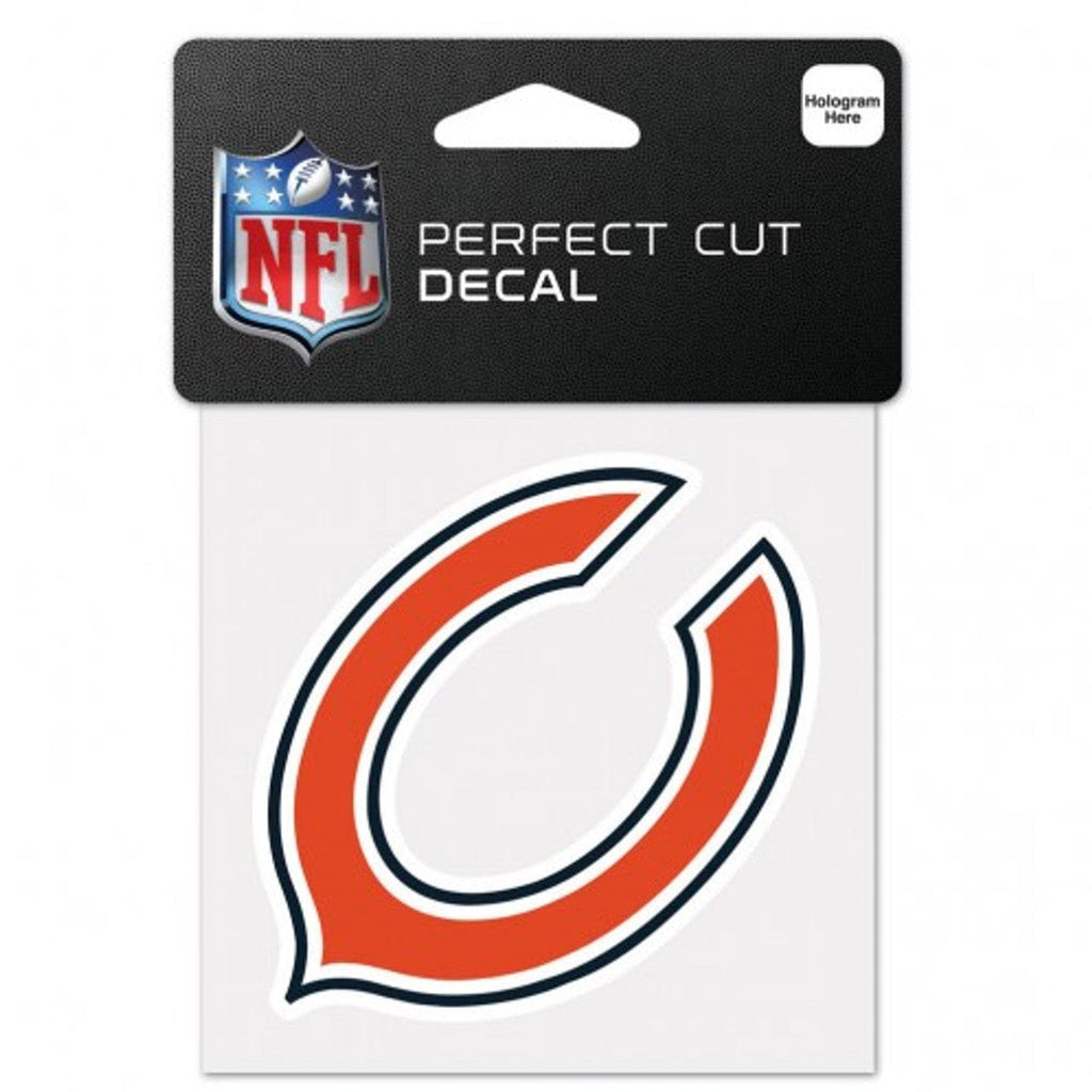 Decal 4x4 Perfect Cut Color Chicago Bears Decal 4x4 Perfect Cut Color C Design 032085630407