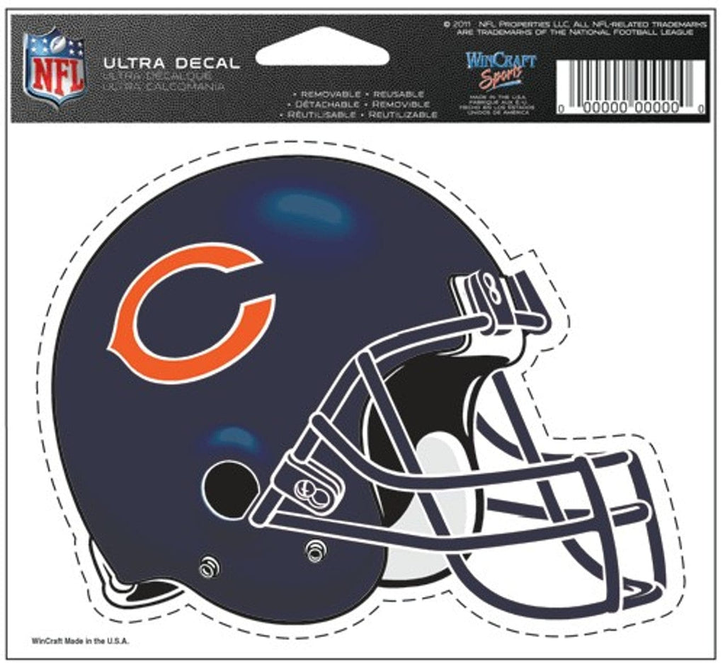 Decal 5x6 Multi Use Color Chicago Bears Decal 5x6 Ultra Color 032085167651
