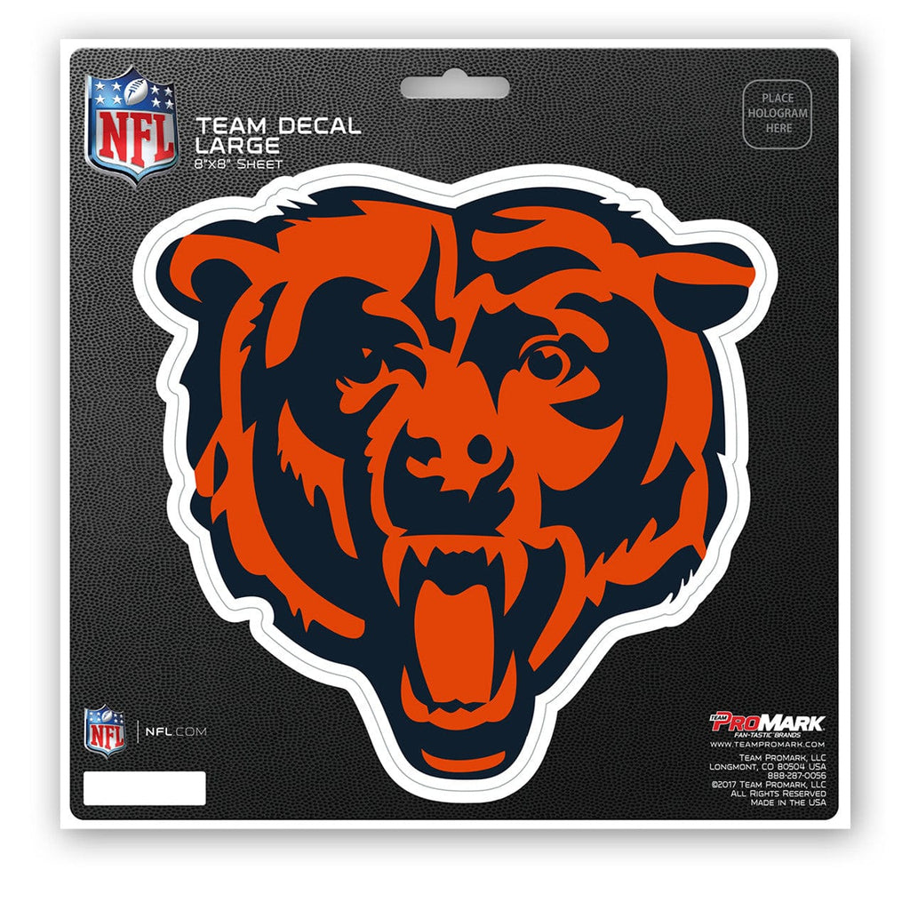 Decal 8x8 Die Cut Chicago Bears Decal 8x8 Die Cut 681620292060