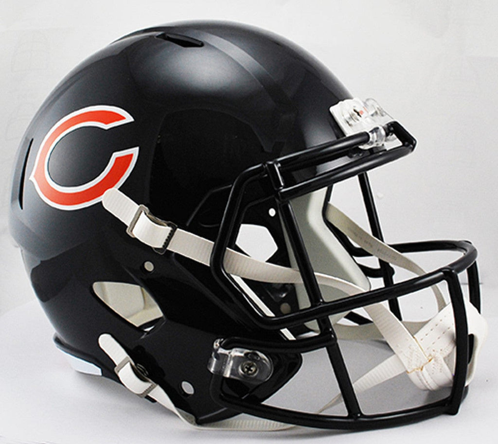 Helmets Full Size Replica Chicago Bears Deluxe Replica Speed Helmet 095855323398