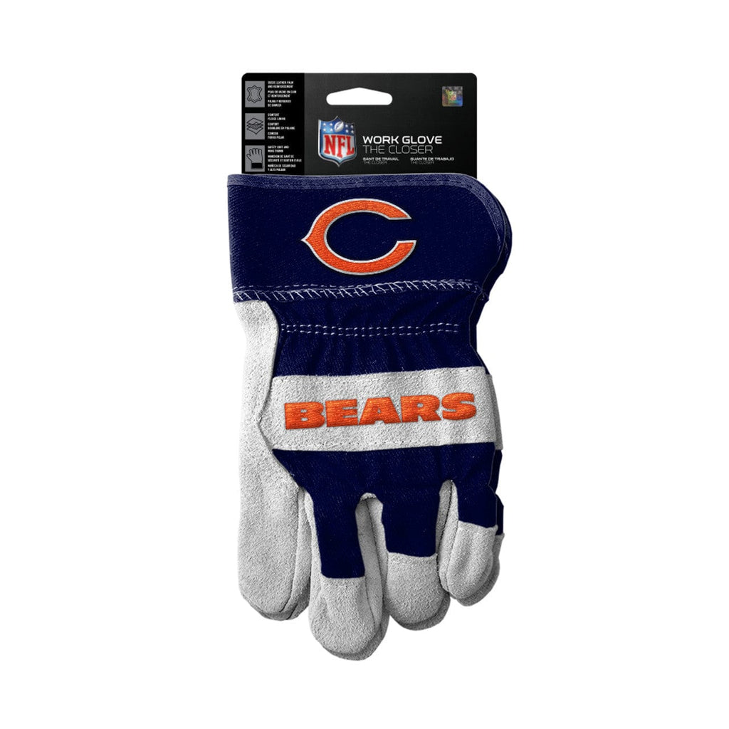 Gloves Work Chicago Bears Gloves Work Style The Closer Design 771831010932