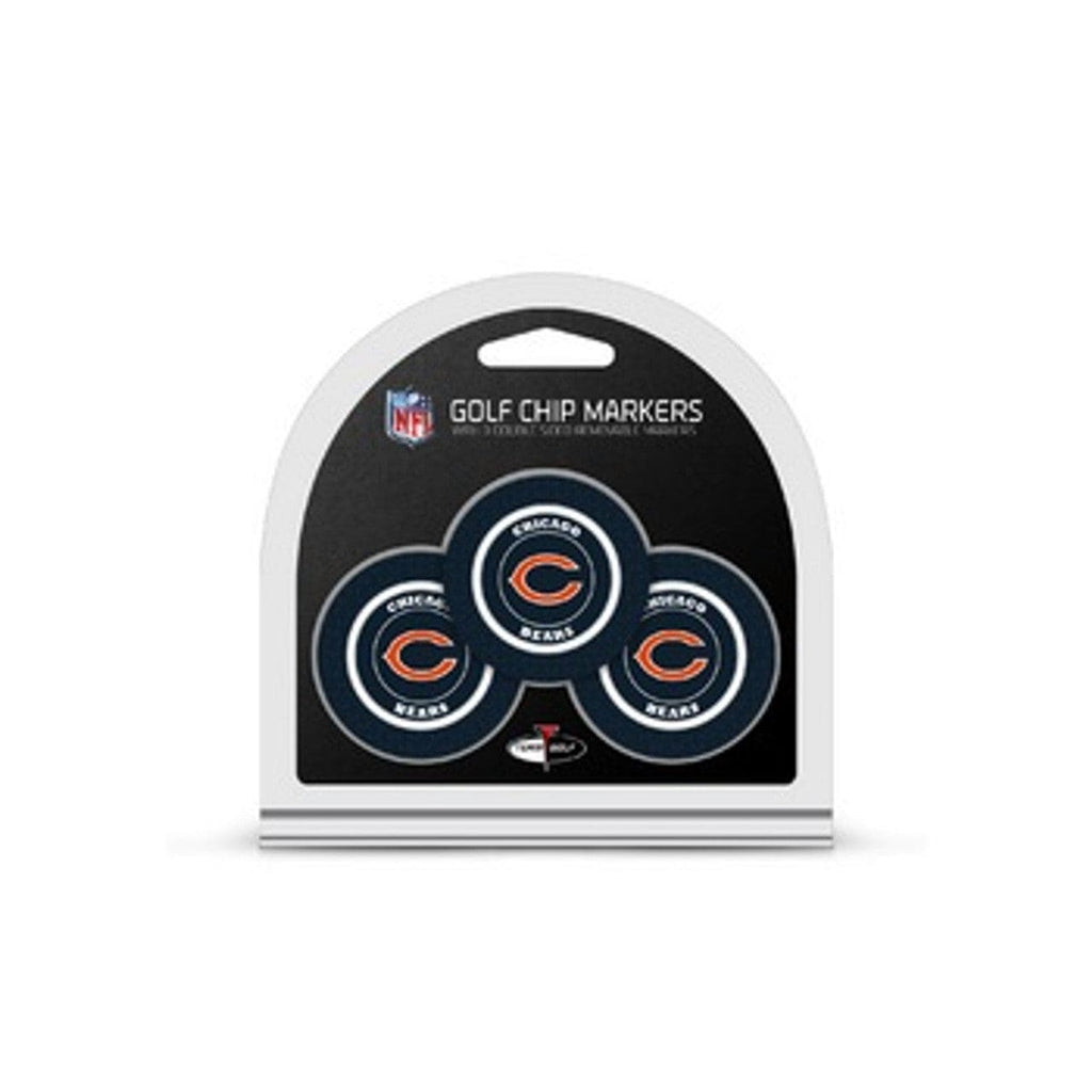 Golf Chip with Marker 3 Pack Chicago Bears Golf Chip with Marker 3 Pack 637556305886