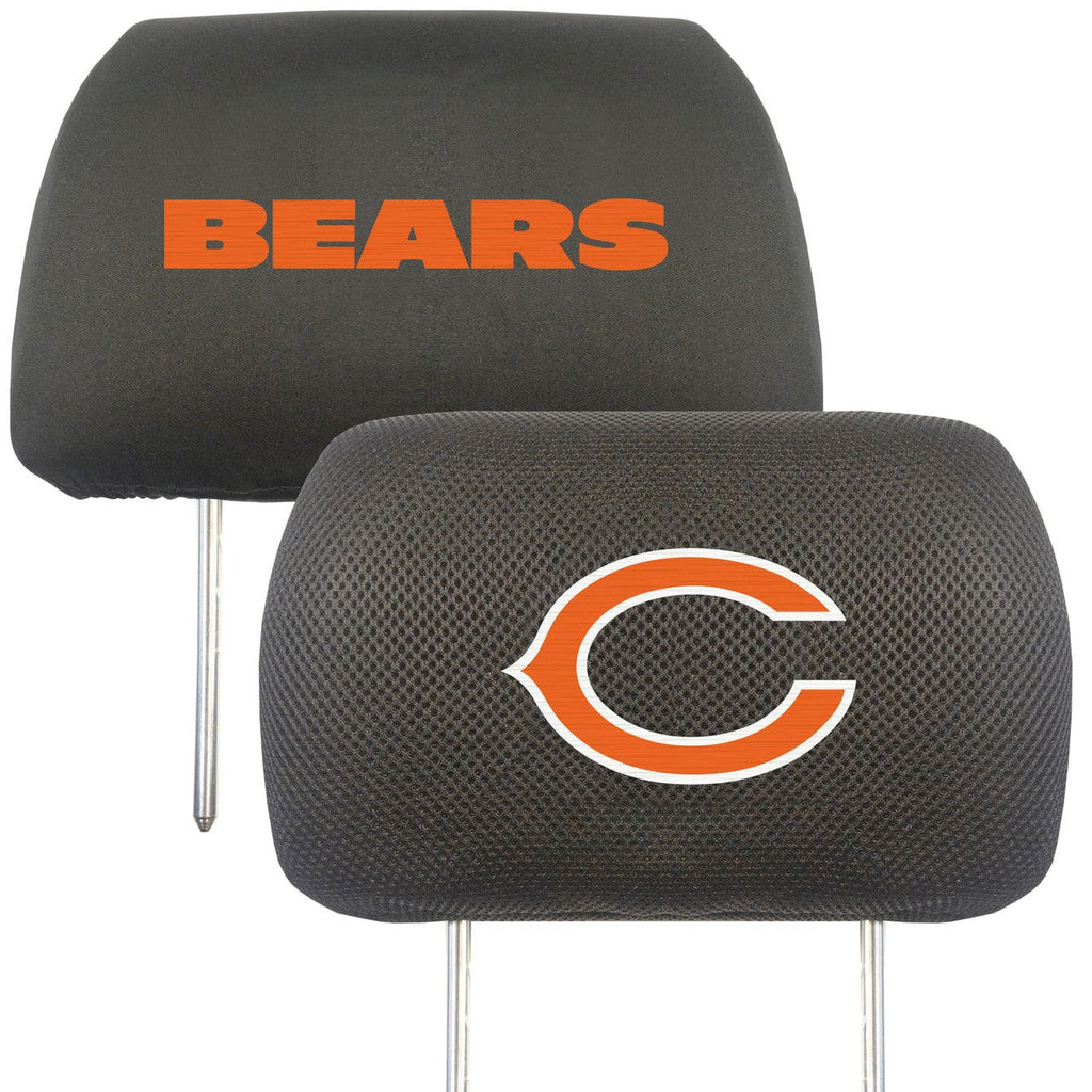 Auto Headrest Covers Chicago Bears Headrest Covers FanMats 842989024932