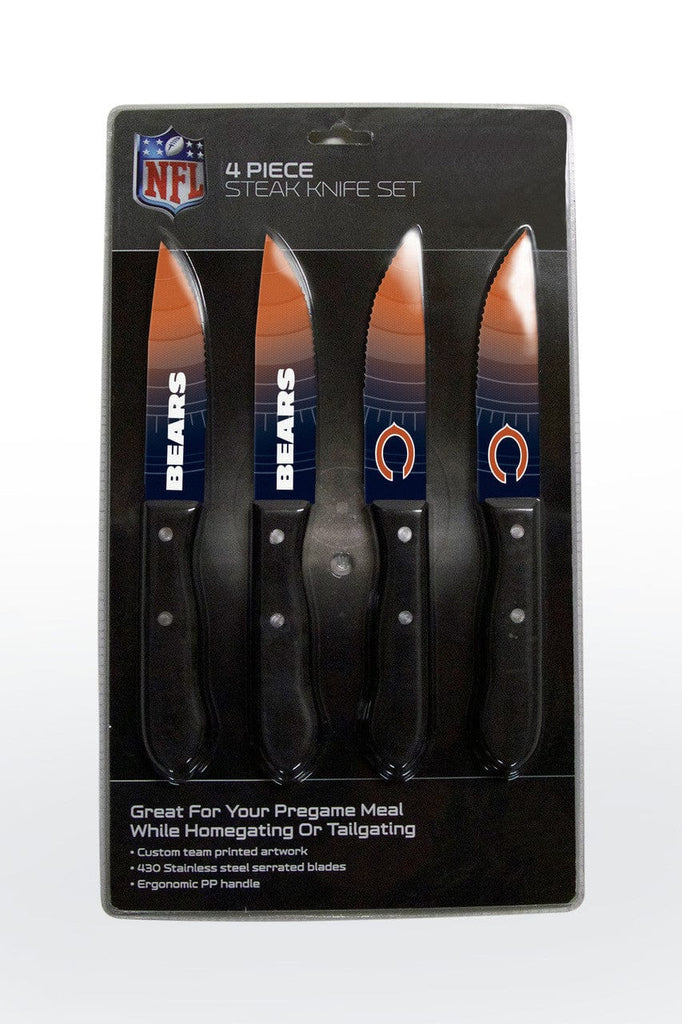 Knife Set Steak 4 Pack Chicago Bears Knife Set - Steak - 4 Pack 771831102064