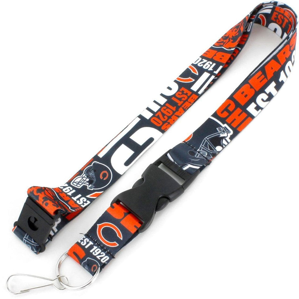 Dynamic Lanyards Chicago Bears Lanyard Breakaway Style Dynamic Design 763264858618