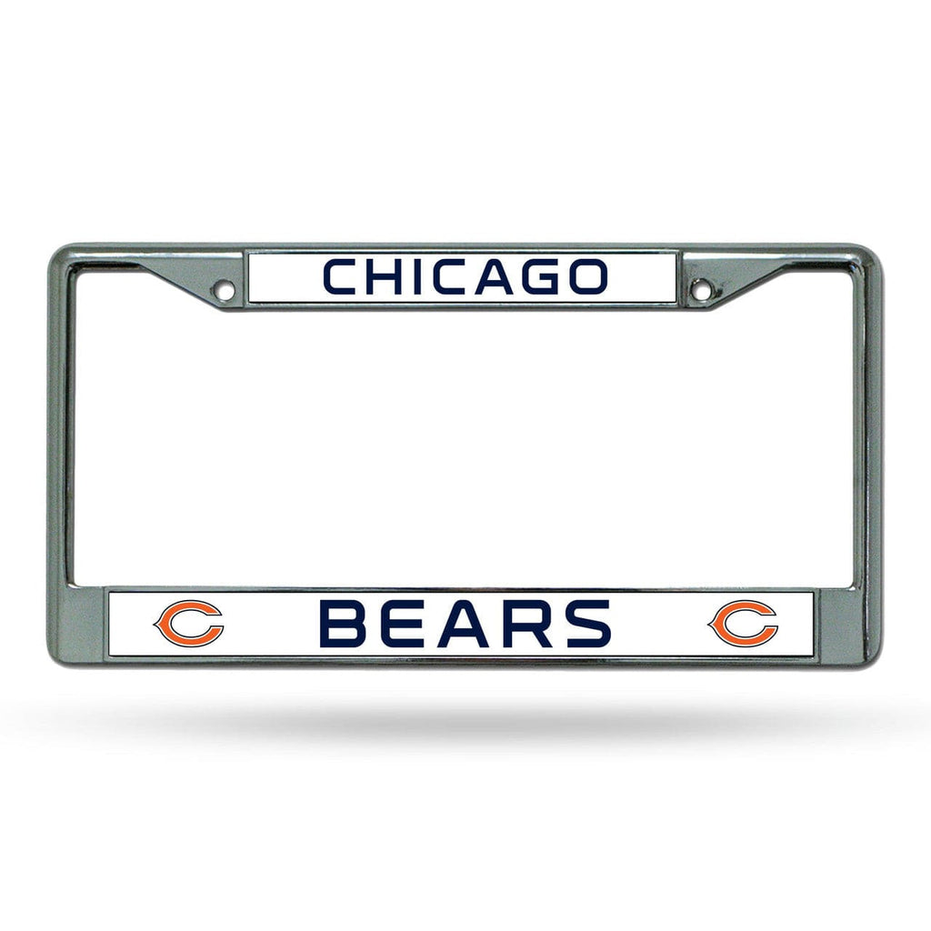 License Frame Chrome Chicago Bears License Plate Frame Chrome 094746098841