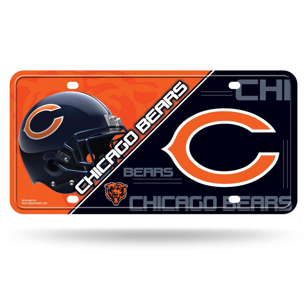 License Plates Metal Chicago Bears License Plate Metal 767345134264