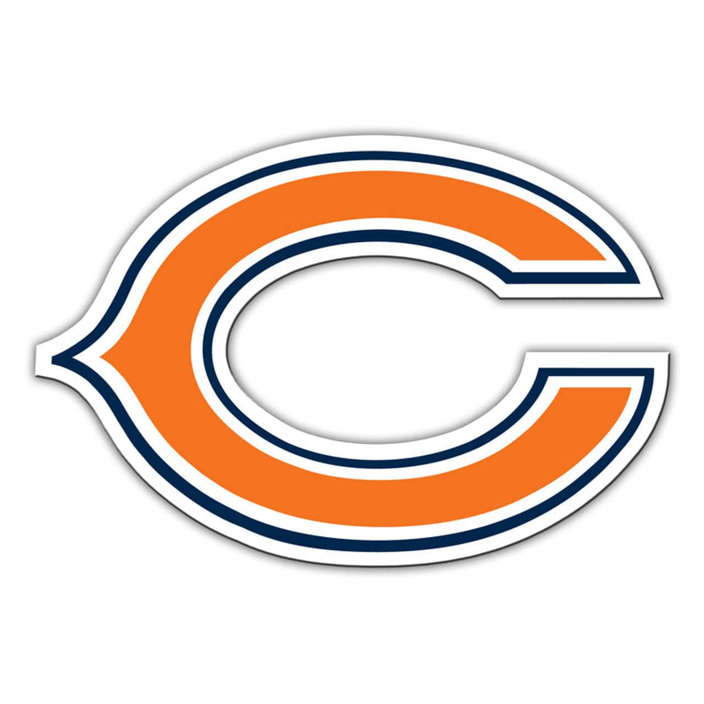 Chicago Bears Chicago Bears Magnet Car Style 12 Inch C Logo Design CO 023245987066