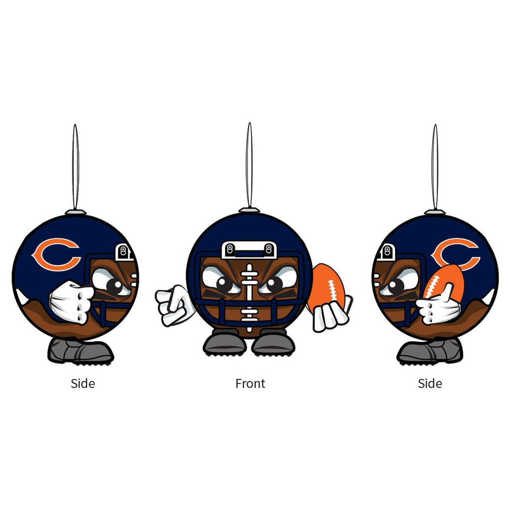 Ornament Ball Head Chicago Bears Ornament Ball Head 801946275220