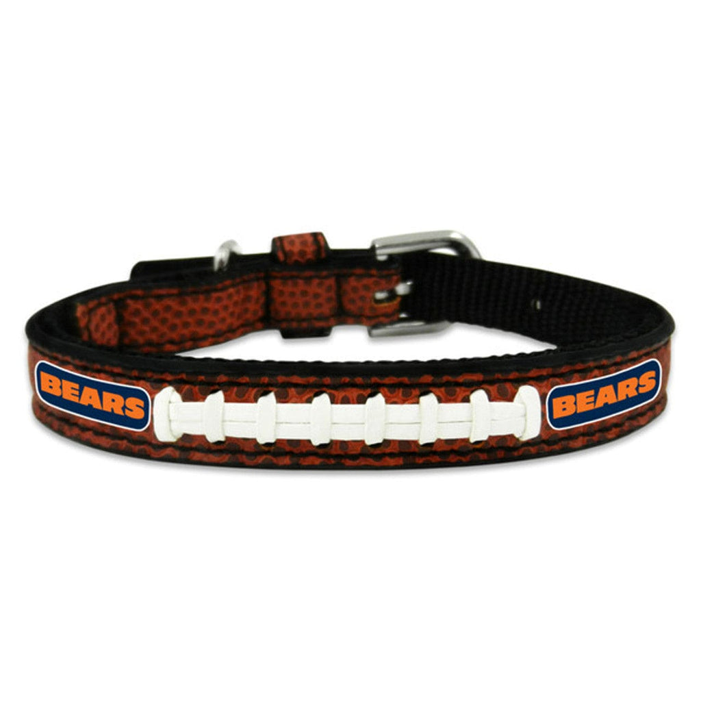 Chicago Bears Chicago Bears Pet Collar Classic Leather Size Toy CO 844214061279