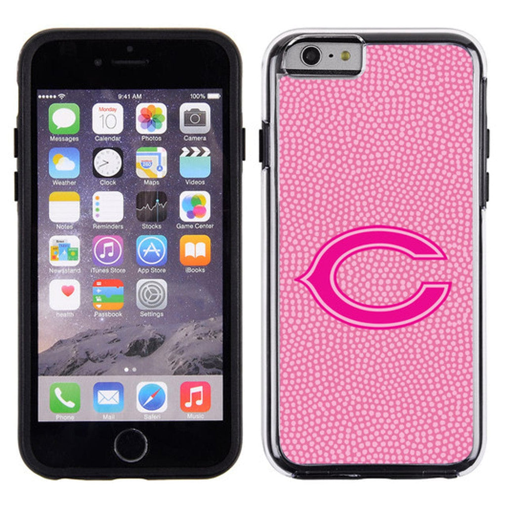 Chicago Bears Chicago Bears Phone Case Pink Football Pebble Grain Feel iPhone 6 CO 637057001546