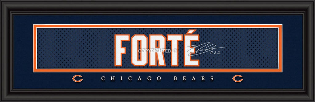 Print 8x24 Signature Style Chicago Bears Print 8x24 Signature Style Matt Forte 848655037534