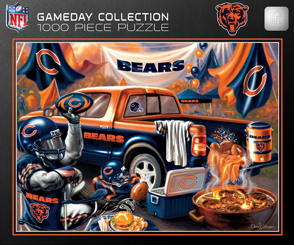 Puzzle 1000 Piece Chicago Bears Puzzle 1000 Piece Gameday Design 705988010149