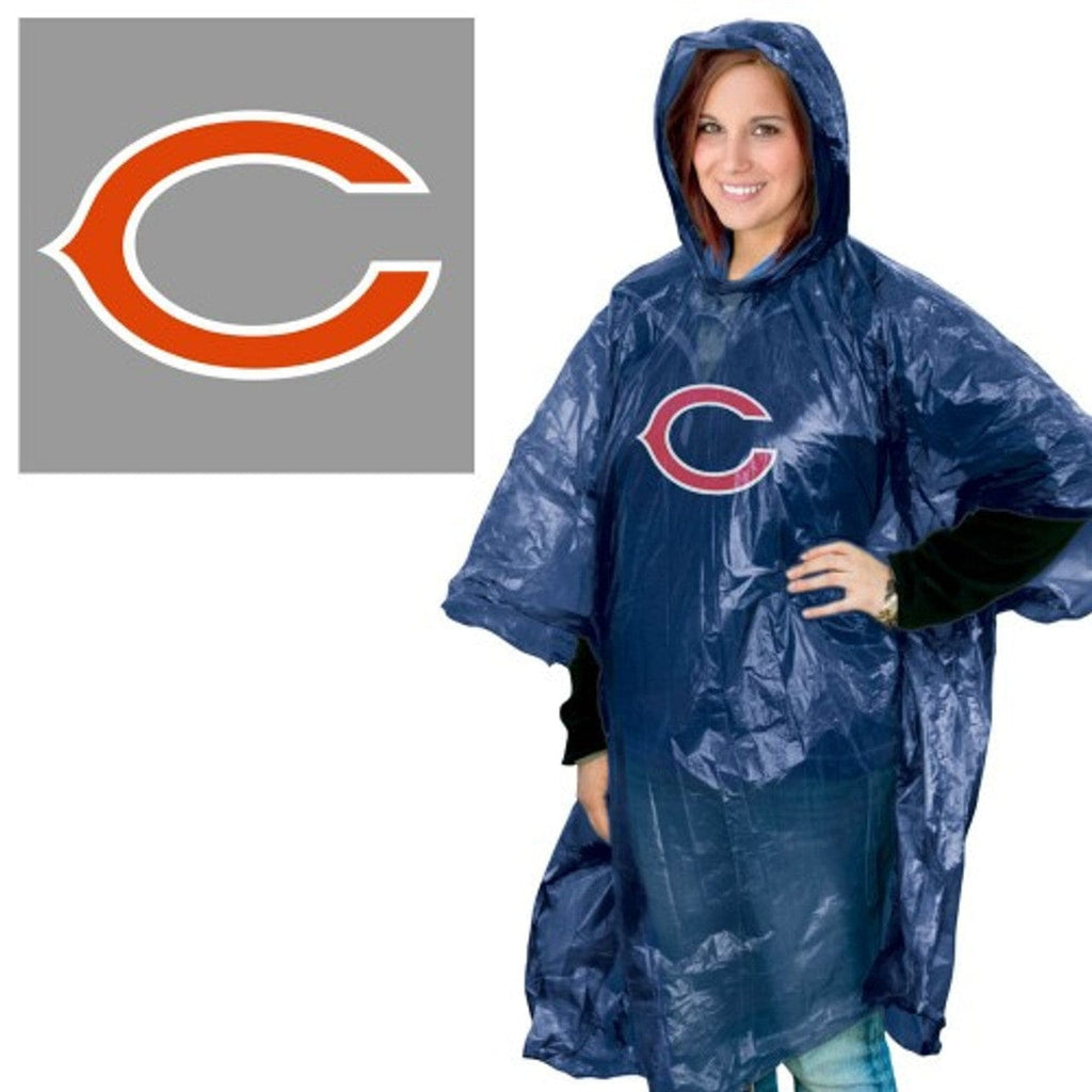 Rain Ponchos Chicago Bears Rain Poncho 099606251947