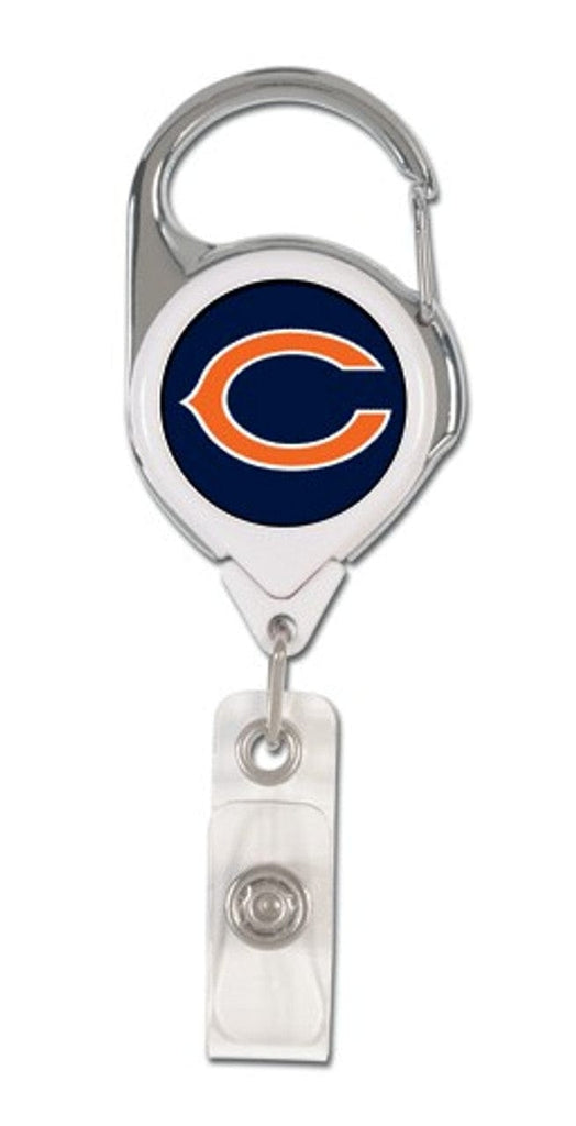 Badge Holders Chicago Bears Retractable Premium Badge Holder 032085473899