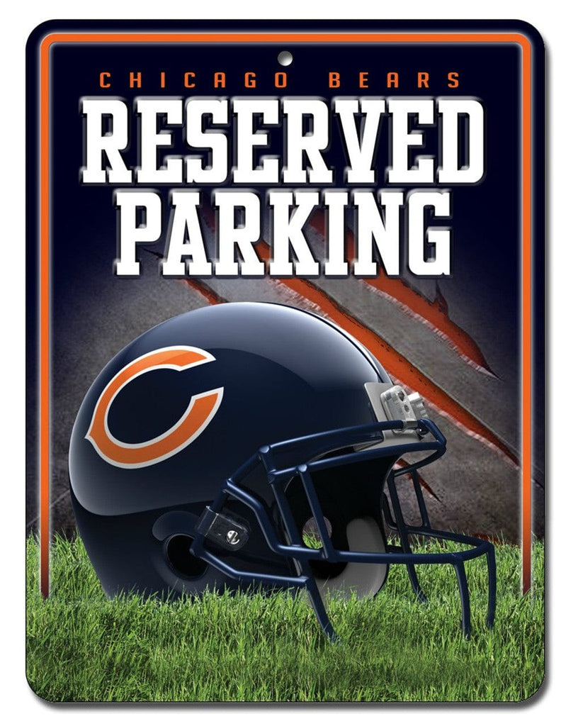 Sign Metal Parking Chicago Bears Sign Metal Parking 094746549732