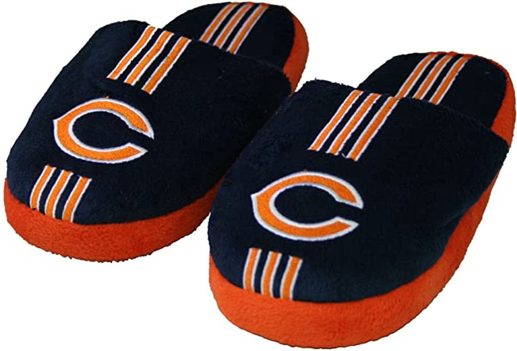 Chicago Bears Chicago Bears Slippers - Youth 8-16 Stripe (12 pc case) CO 884966237102