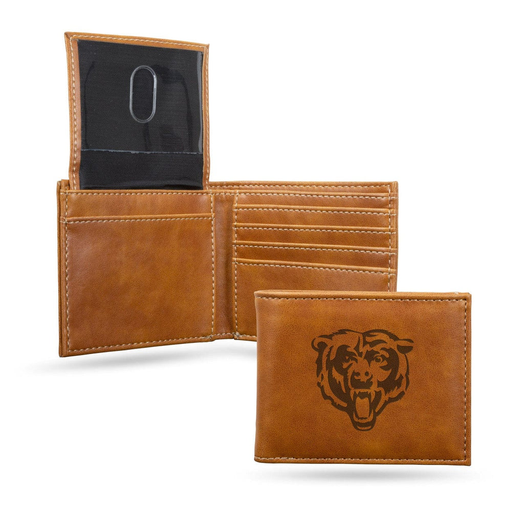 Wallets Chicago Bears Wallet Billfold Laser Engraved 767345880260