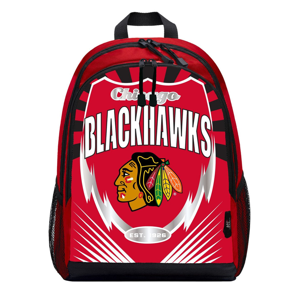 Backpack Lightning Chicago Blackhawks Backpack Lightning Style - Special Order 087918788015