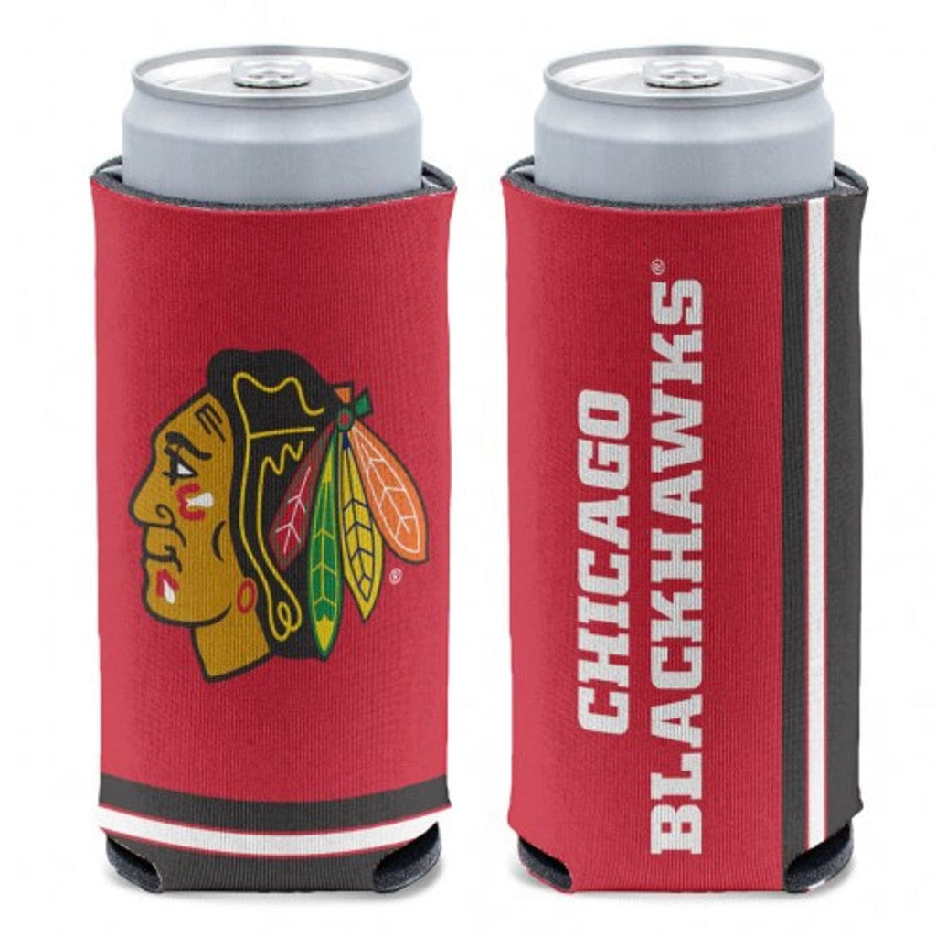 Slim Can Coolers Chicago Blackhawks Can Cooler Slim Can Design 194166086593