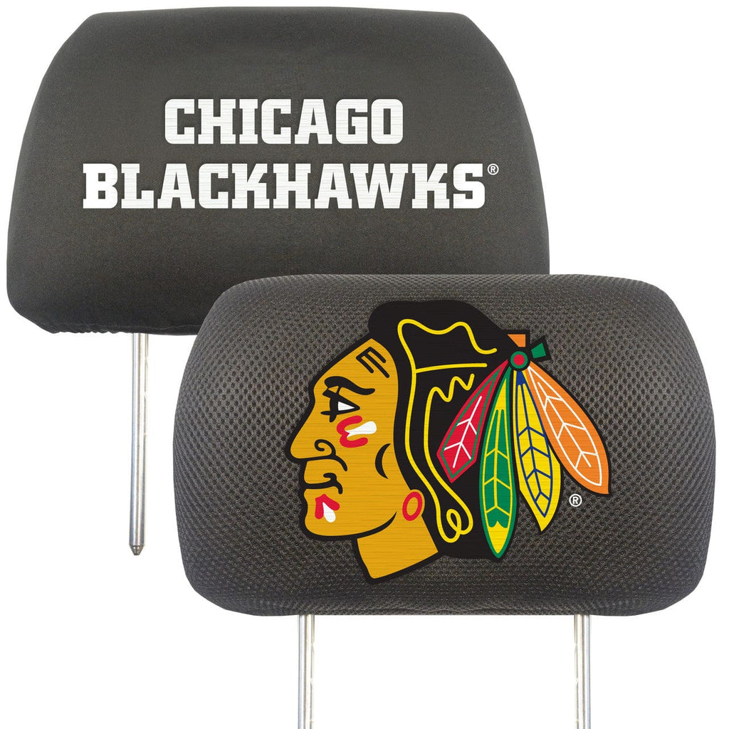 Auto Headrest Covers Chicago Blackhawks Headrest Covers FanMats 842989047801