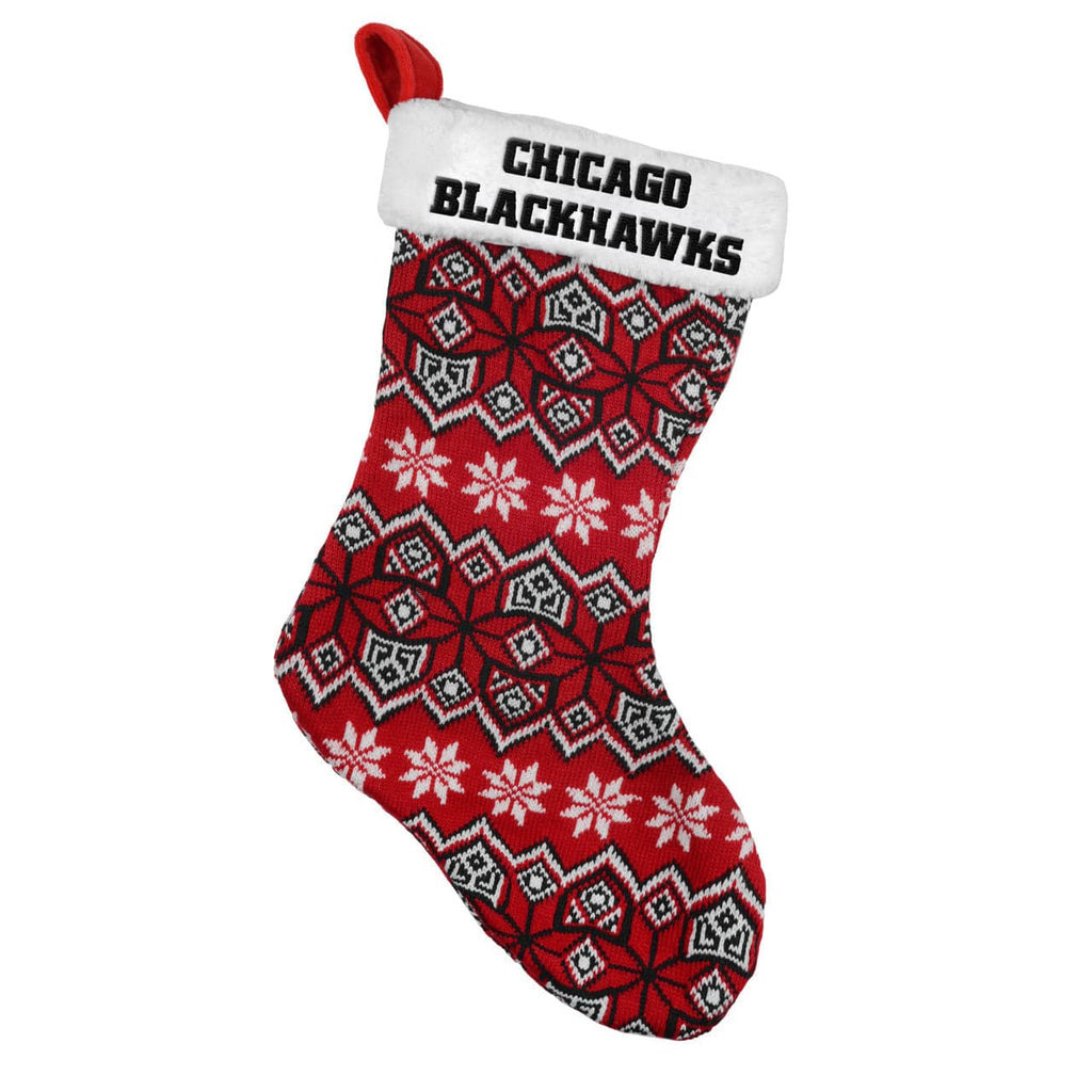 Holidays Chicago Blackhawks Knit Holiday Stocking - 2015 889345208186