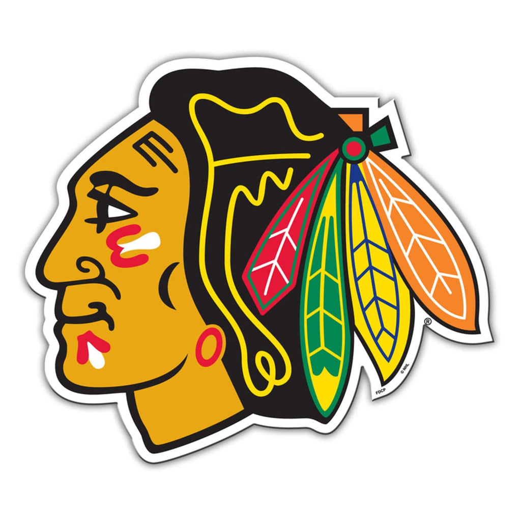 Chicago Blackhawks Chicago Blackhawks Magnet Car Style 12 Inch CO 023245887144