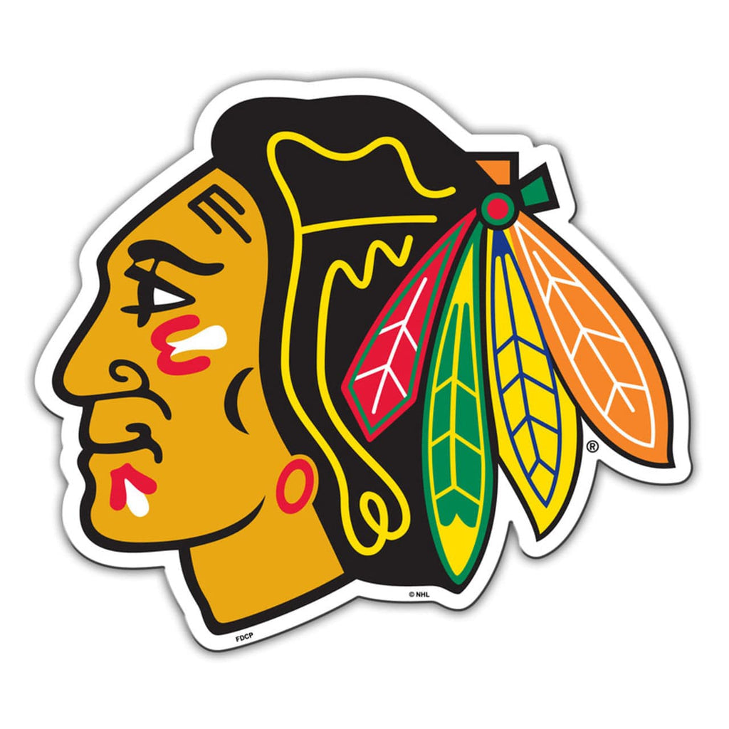 Chicago Blackhawks Chicago Blackhawks Magnet Car Style 8 Inch CO 023245888141