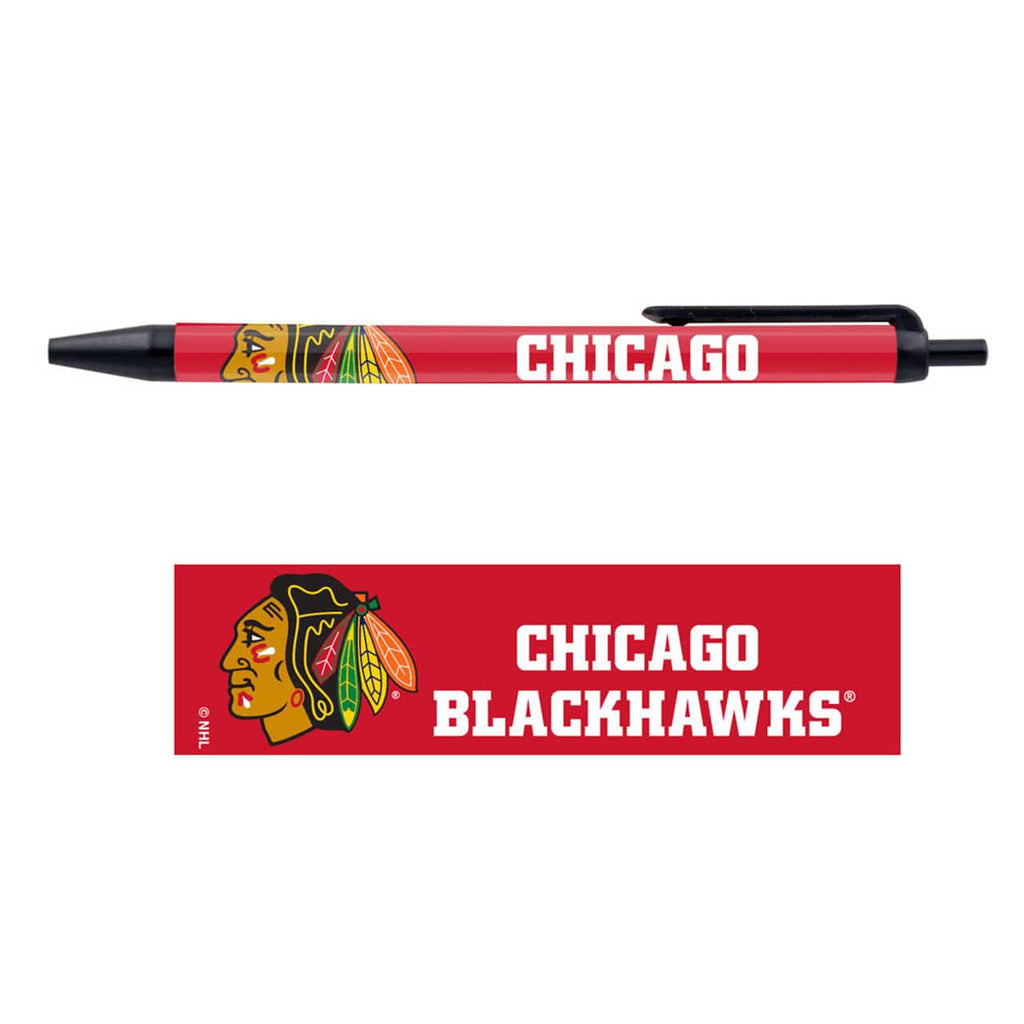 Pens Click Style 5 Pack Chicago Blackhawks Pens 5 Pack 032085669537