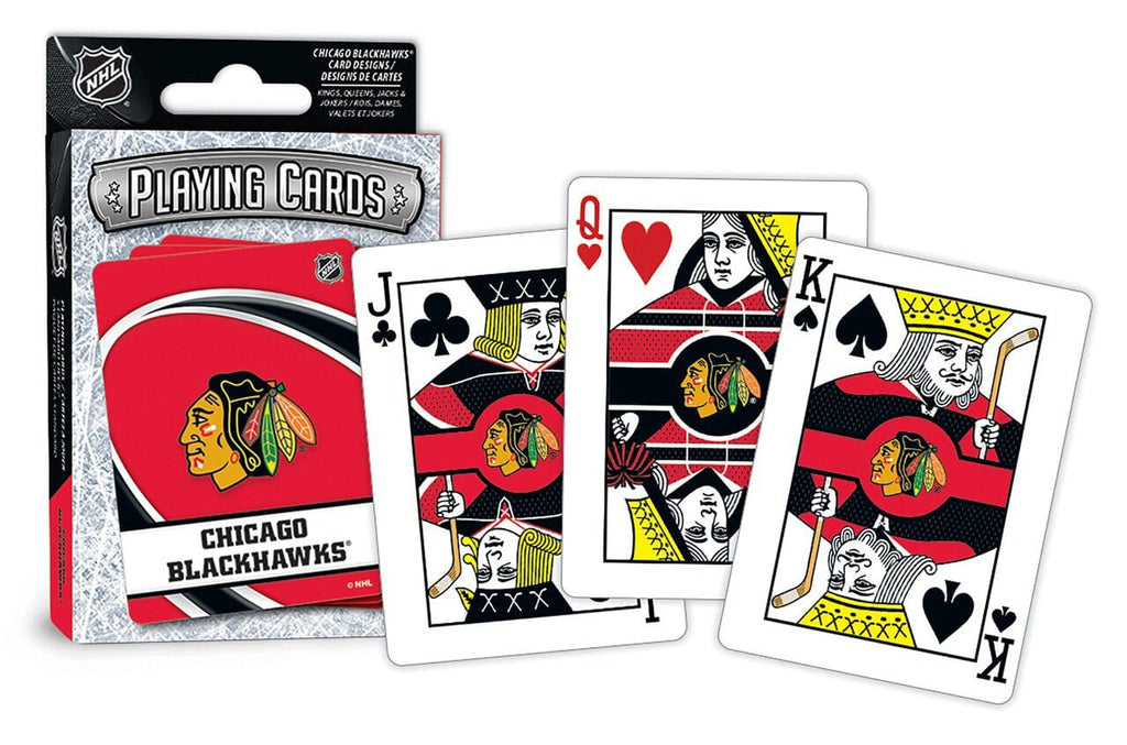 Playing Cards Chicago Blackhawks Playing Cards Logo 705988917554