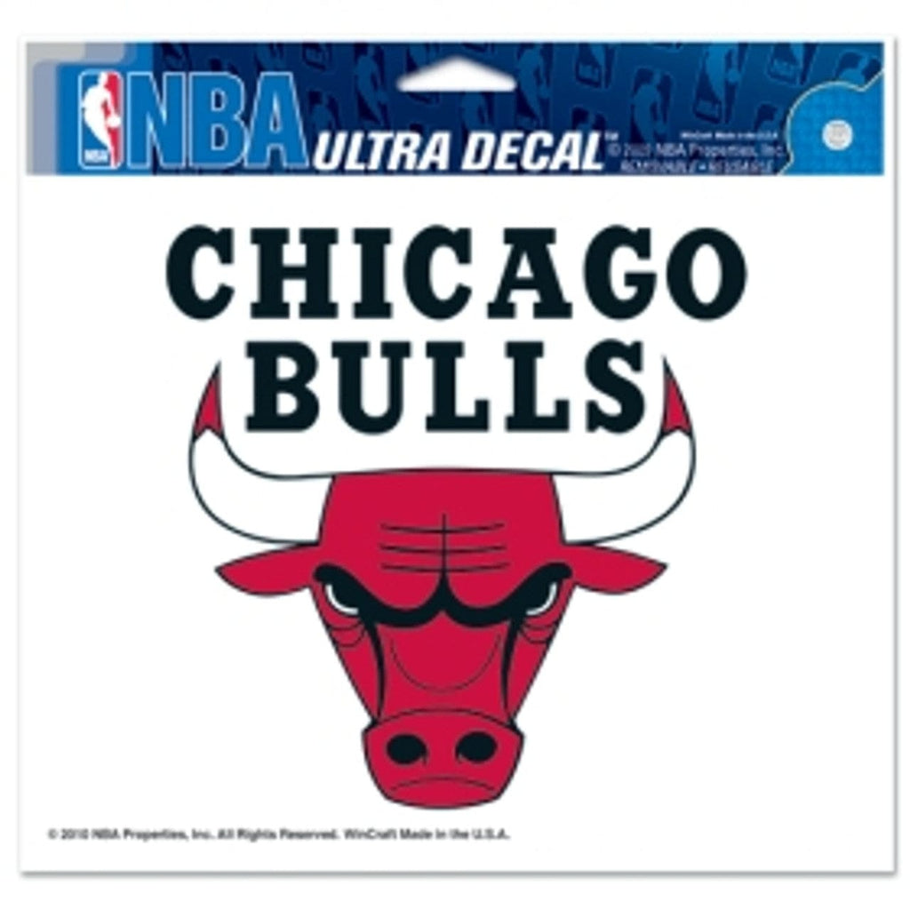 Decal 5x6 Multi Use Color Chicago Bulls Decal 5x6 Ultra 032085220523