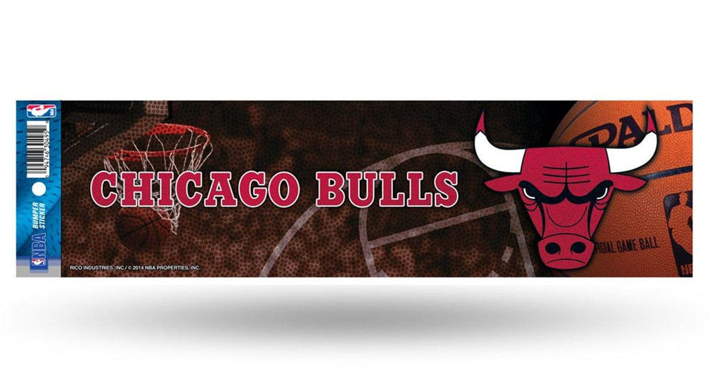 Decal Bumper Sticker Glitter Chicago Bulls Decal Bumper Sticker Glitter 094746827021