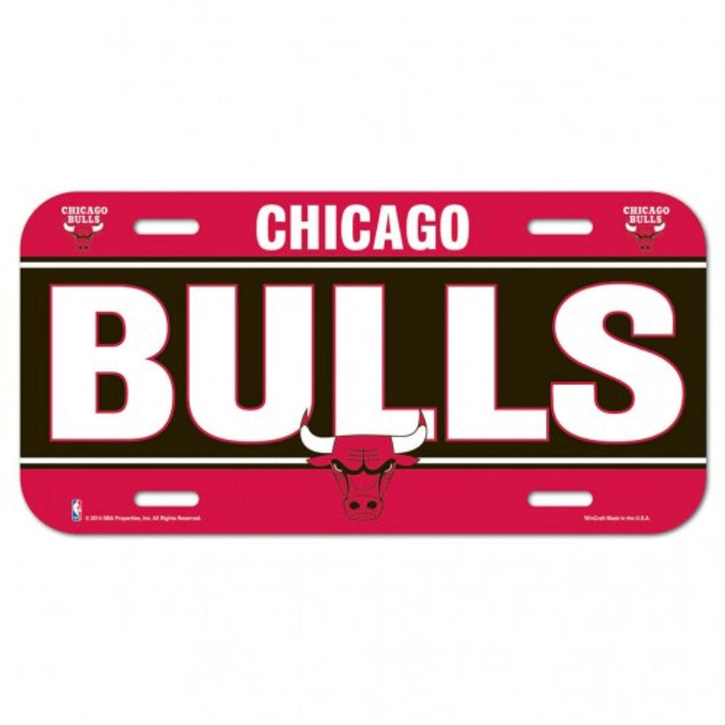 License Plate Plastic Chicago Bulls License Plate 032085836434