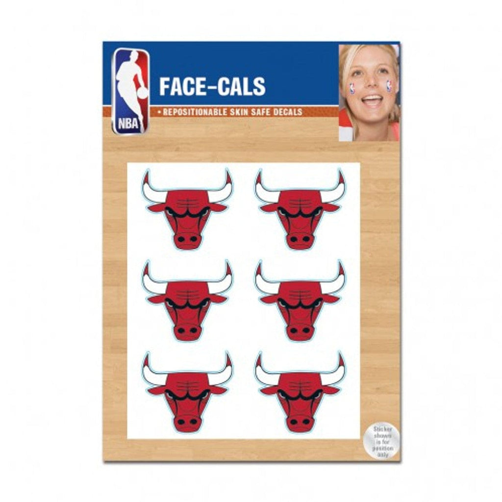 Face Cals Chicago Bulls Tattoo Face Cals Special Order 614934670200