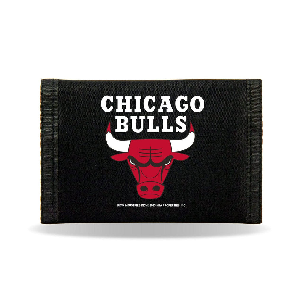 Wallet Nylon Trifold Chicago Bulls Wallet Nylon Trifold Black 024994996057