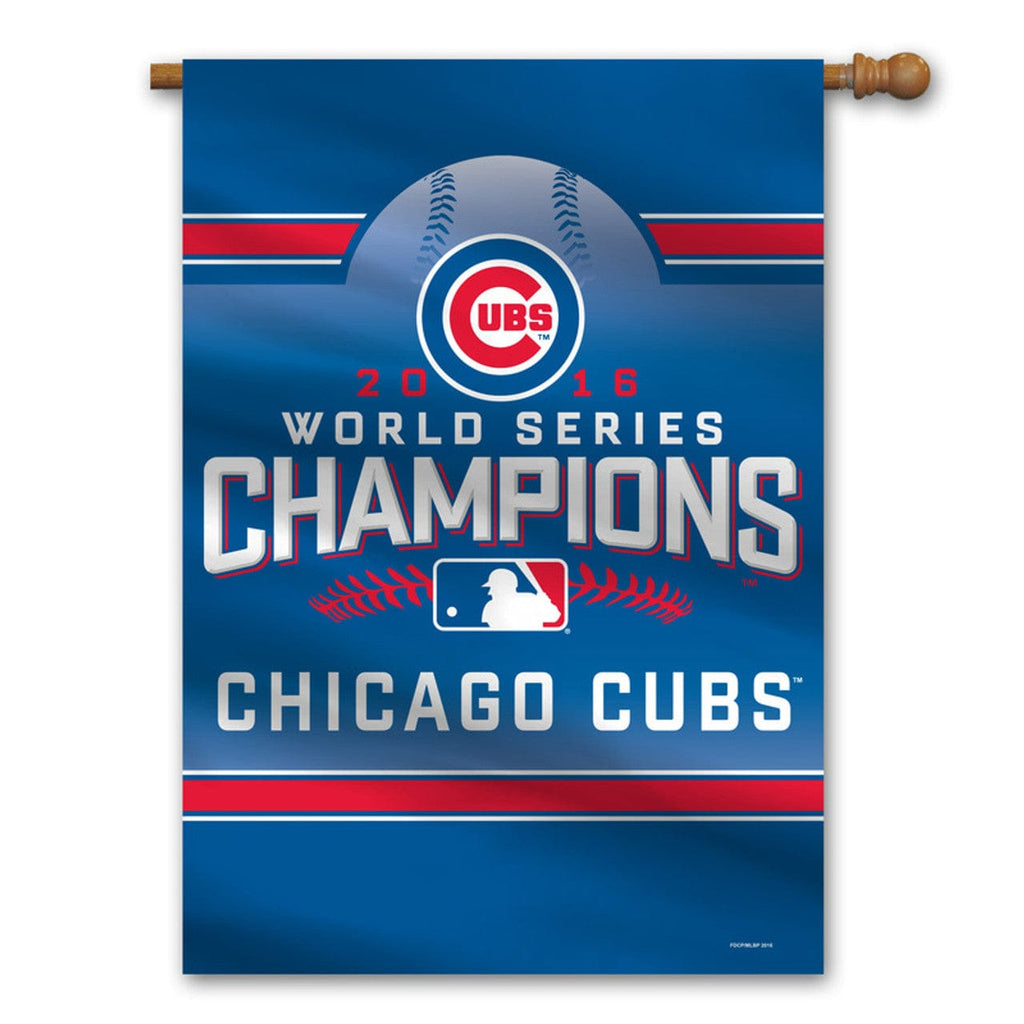 Banner 28x40 Chicago Cubs Banner Premium 28x40 Wall 2016 World Series Champs 023245677837