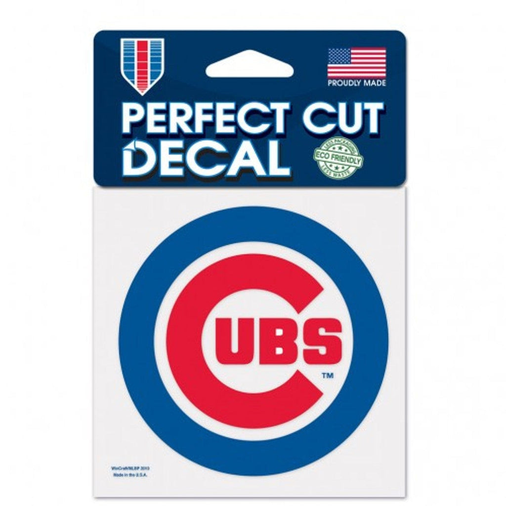 Decal 4x4 Perfect Cut Color Chicago Cubs Decal 4x4 Perfect Cut Color 032085938480