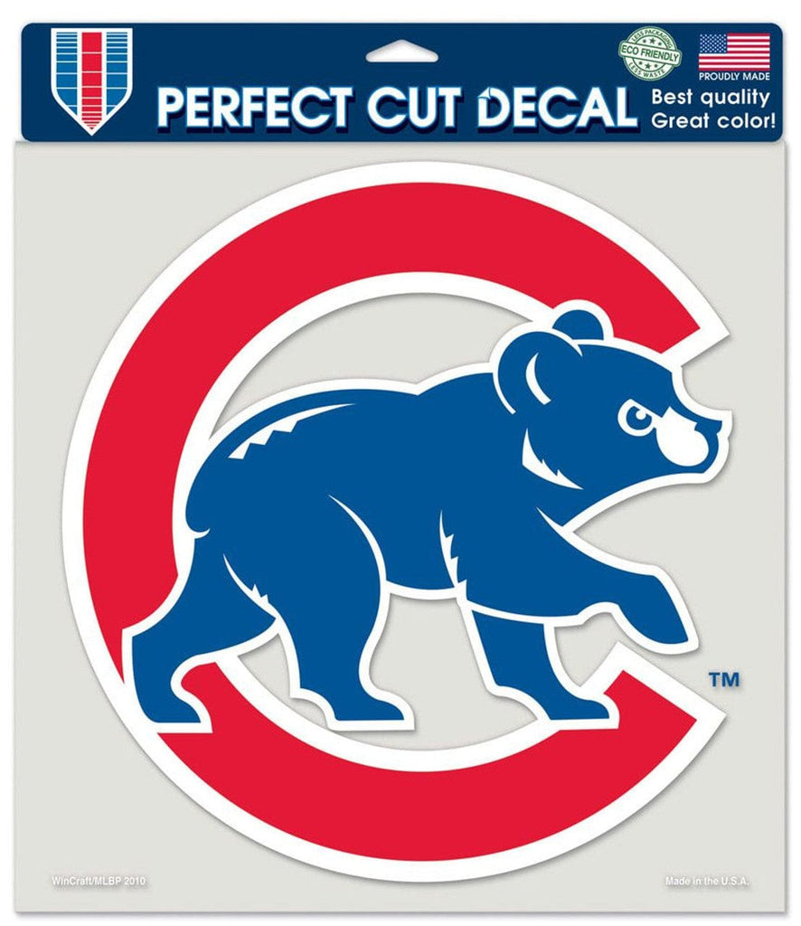 Decal 8x8 Perfect Cut Color Chicago Cubs Decal 8x8 Die Cut Color 032085799074