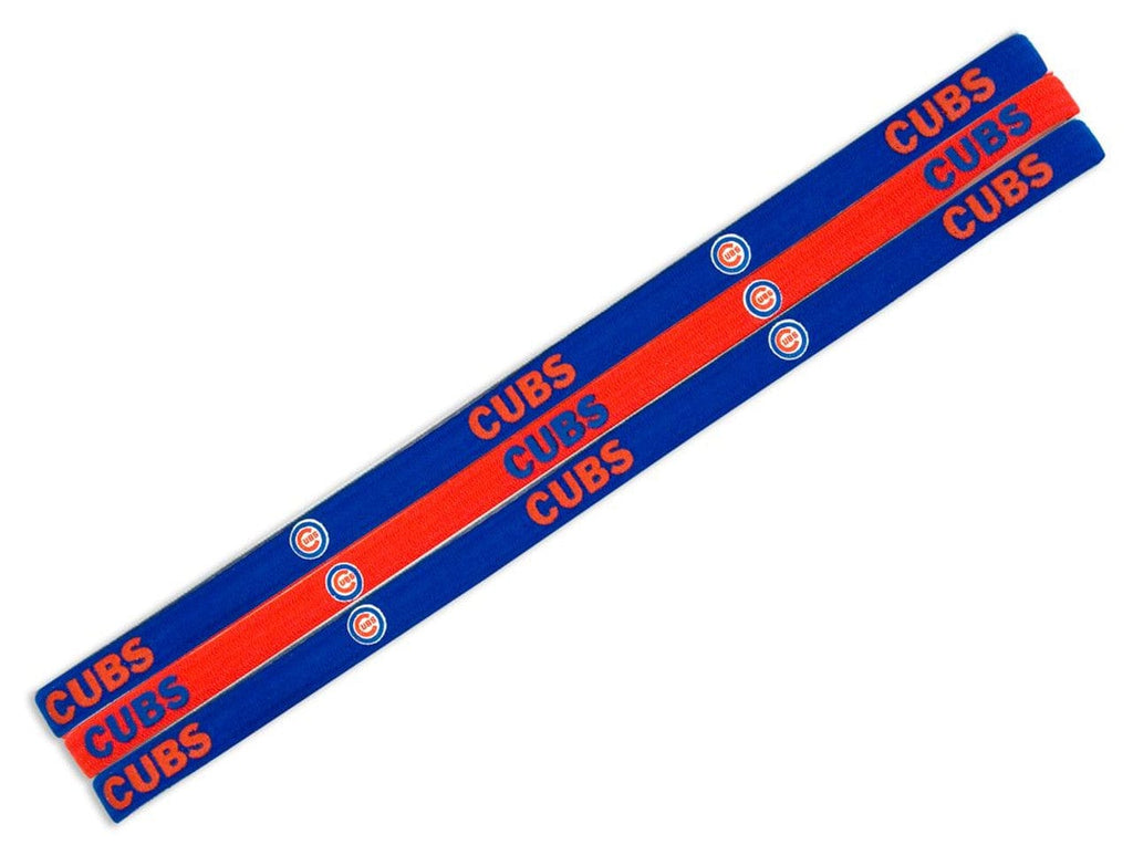 Hair Accessories Chicago Cubs Elastic Headbands - Special Order 686699103149