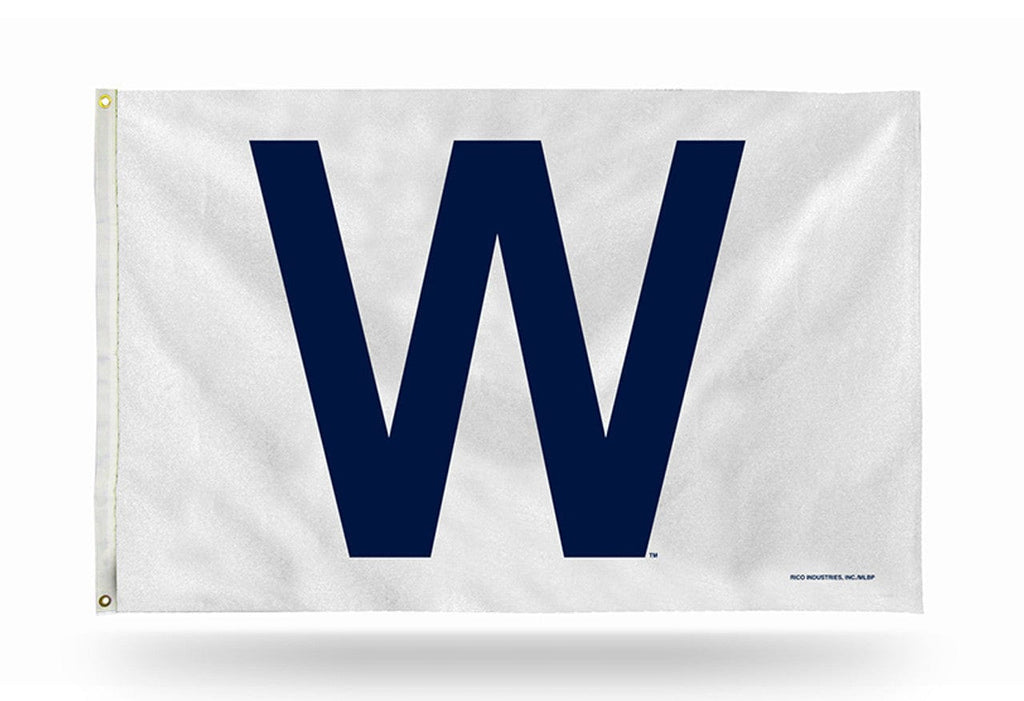 Flag 3x5 Chicago Cubs Flag 3x5 W Logo 094746313616