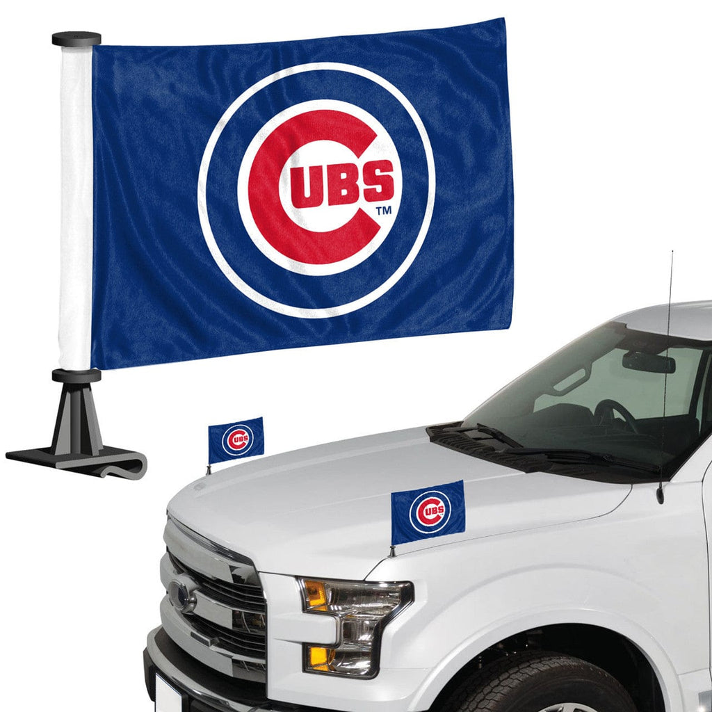 Flags Ambassador Chicago Cubs Flag Set 2 Piece Ambassador Style 681620898064