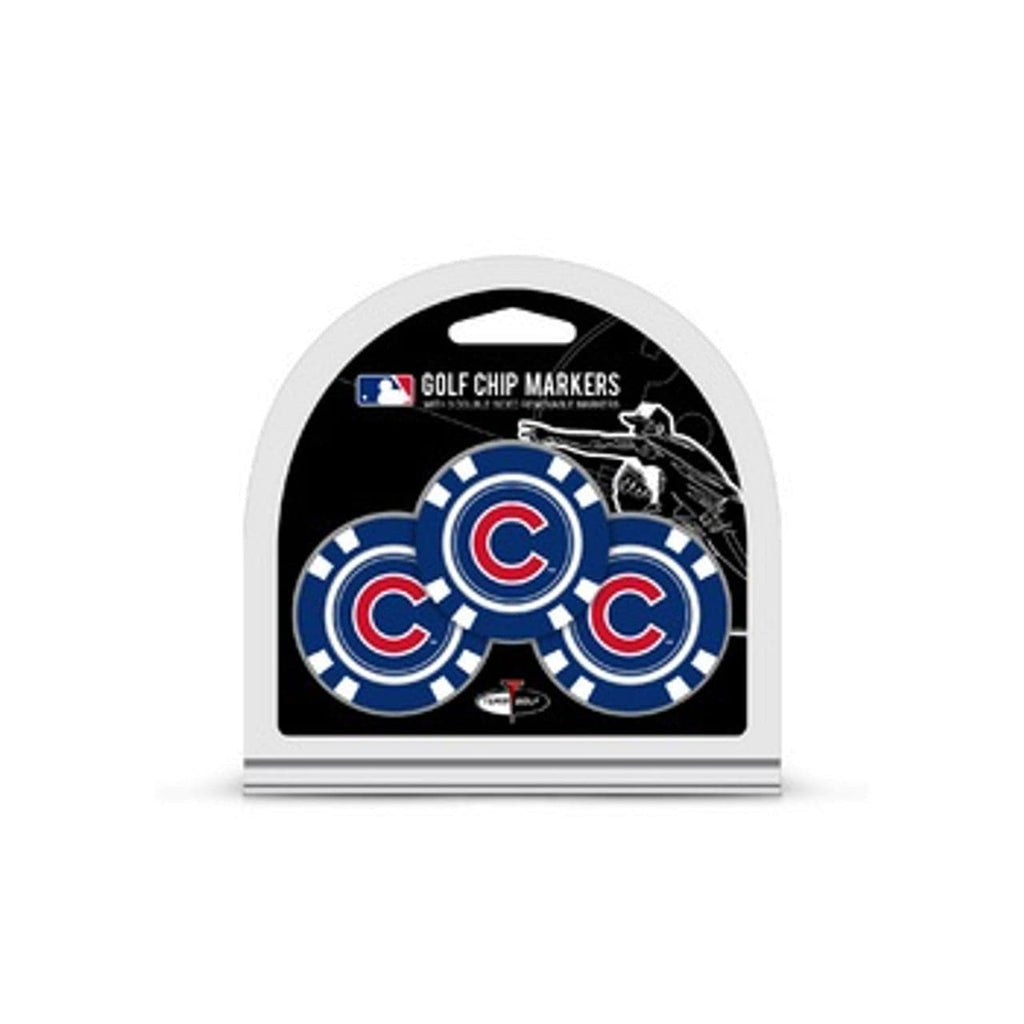 Golf Chip with Marker 3 Pack Chicago Cubs Golf Chip with Marker 3 Pack 637556954886