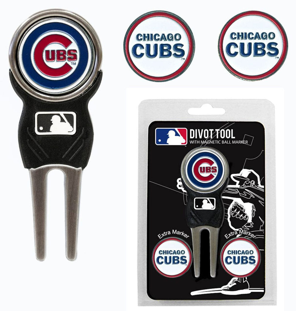 Golf Divot Tool with 3 Markers Chicago Cubs Golf Divot Tool with 3 Markers 637556954459