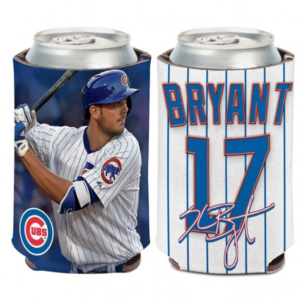 Can Holder Player Chicago Cubs Kris Bryant Can Cooler 032085150295