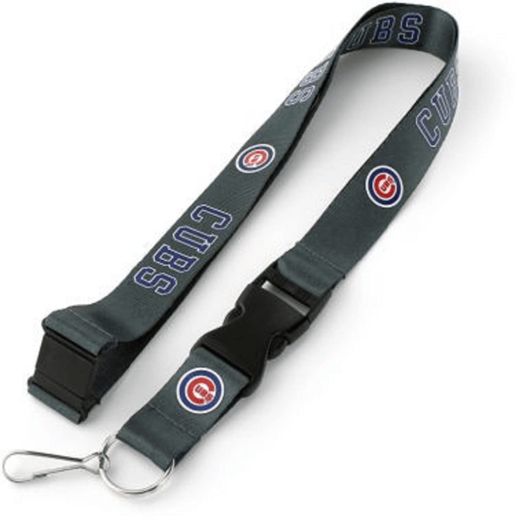 Lanyards Chicago Cubs Lanyard Charcoal 763264337946