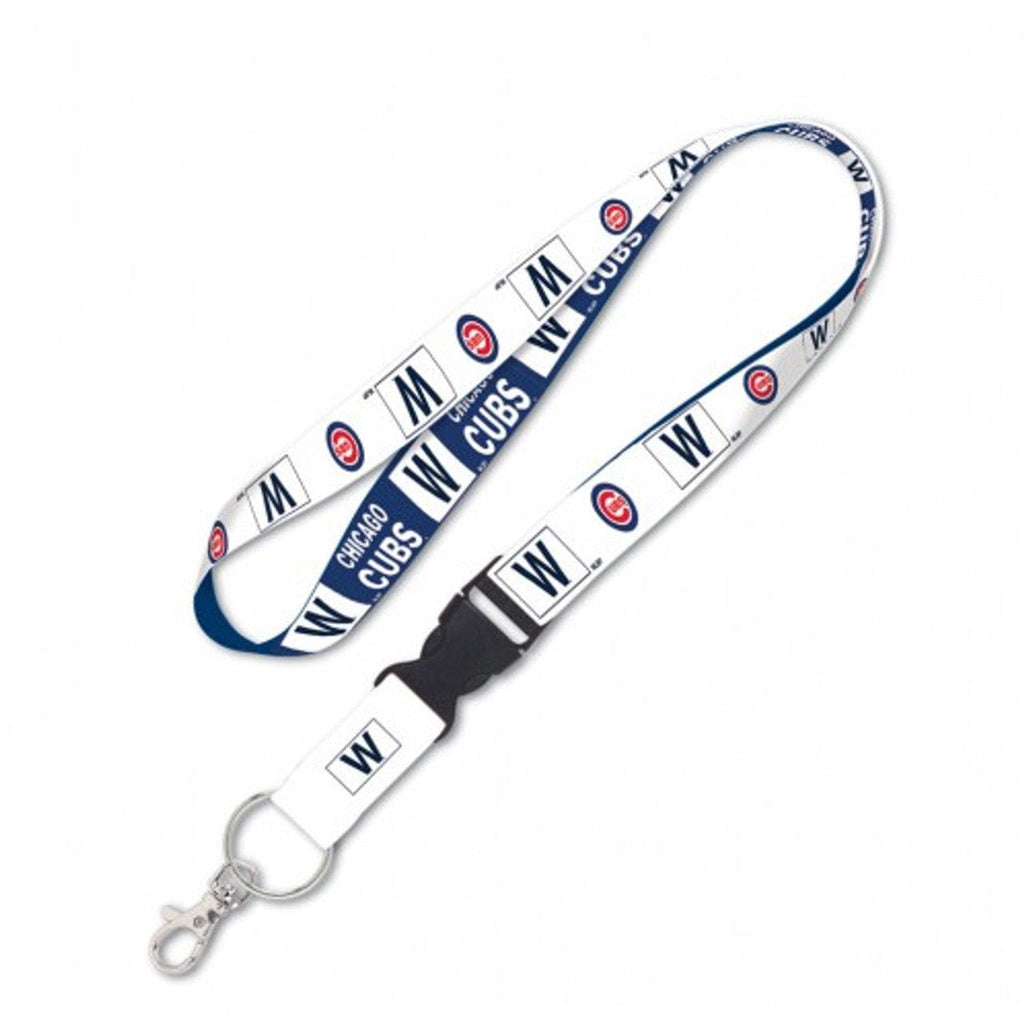 Lanyard Buckle Chicago Cubs Lanyard with Detachable Buckle 032085842497